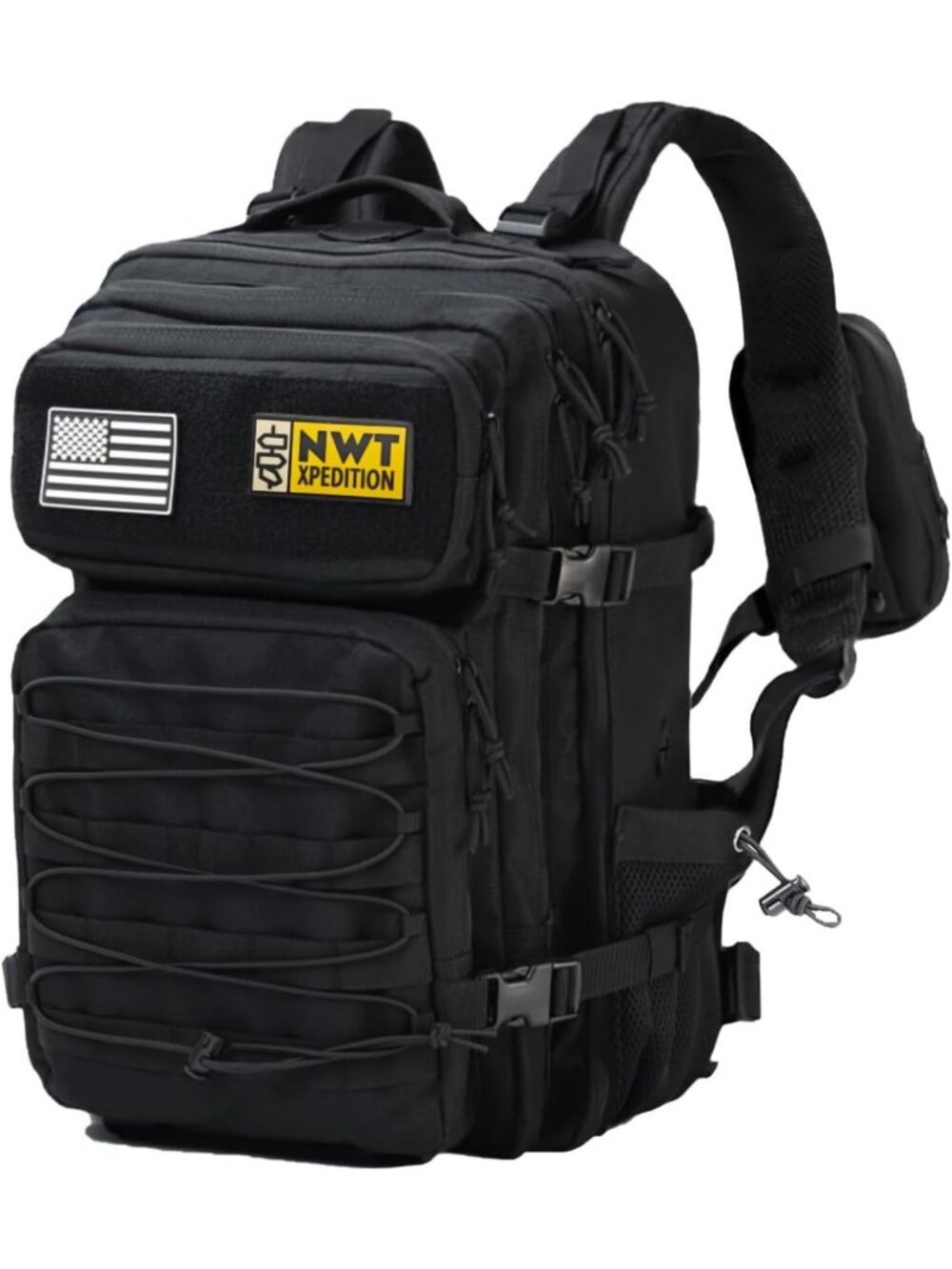 Heavy Duty Military Tactical Backpack, Molle Rucksack for Hiking, Travel & Gym